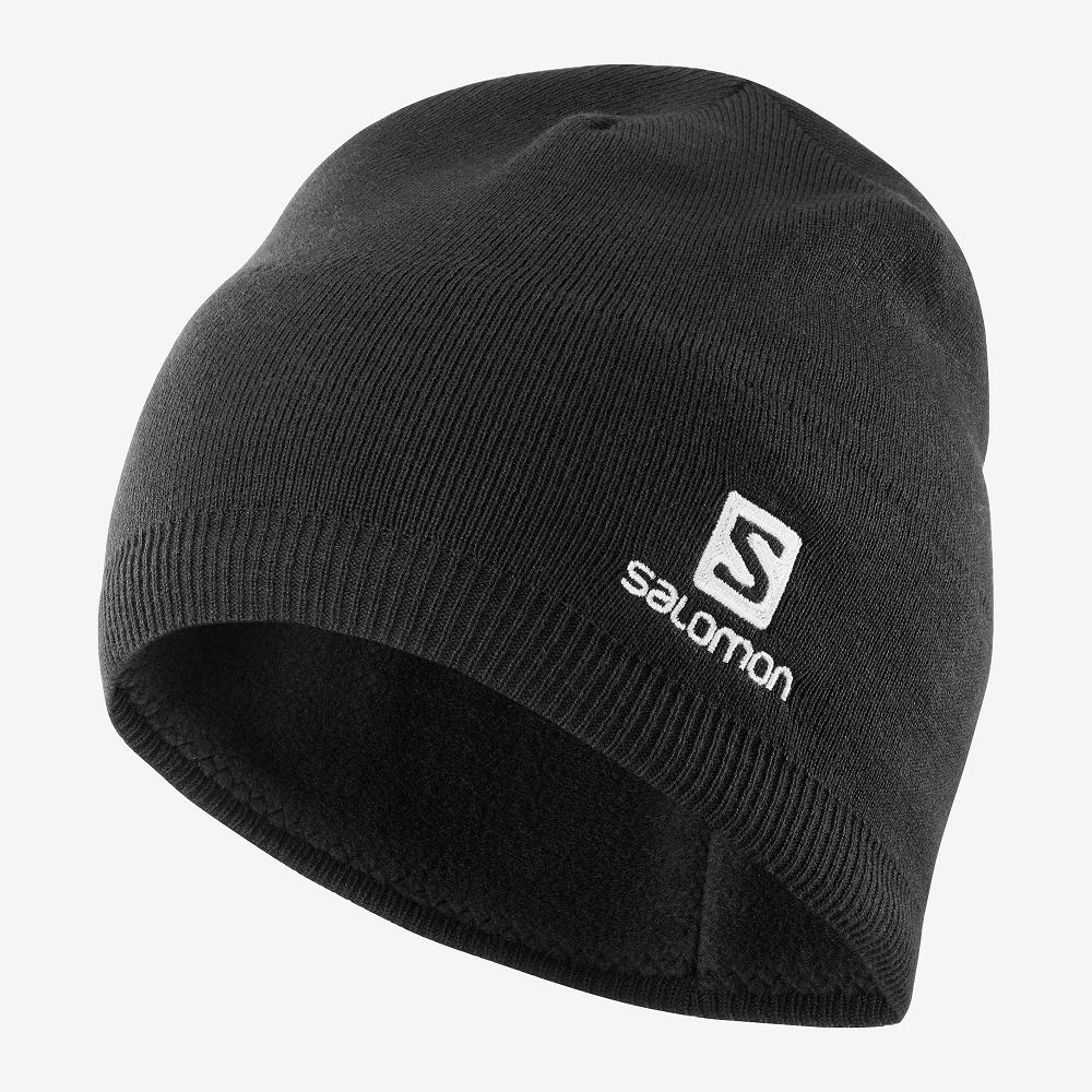 Bonnets Salomon Homme Noir - Salomon RS WARM - France (5078-UATJH)